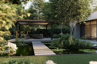 do design landscape for backyard, front yard, patio, garden