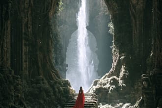 create a dreamy surreal fantasy album cover