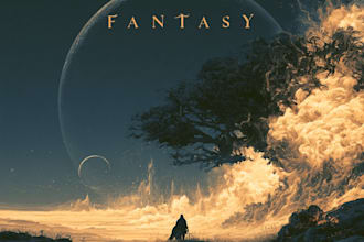 create stunning fantasy album cover artwork