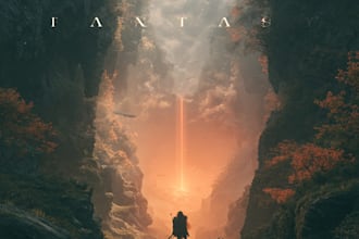 design magical fantasy album cover art