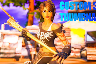 create you a fortnite thumbnail for your fortnite map in uefn