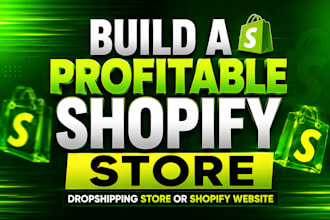 rebuild profitable shopify store or shopify website