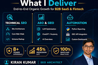 drive b2b saas growth with aeo, GEO and technical SEO