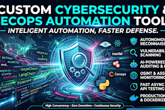 build custom cybersecurity automation tools