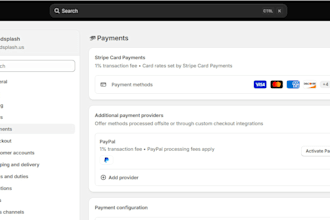 activate shopify payment gateway shopify balance paypal grey UK stripe integrate