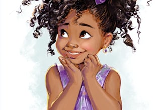 design kid picture book illustration african children book
