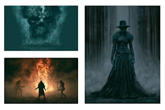 do fantasy book cover thriller book cover design