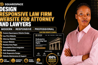 design a responsive law firm website for attorney and lawyers
