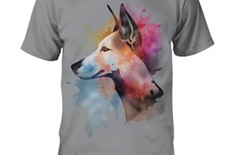 design a graphic t shirt design watercolor t shirt design