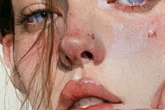 watercolor portrait painting, photo to watercolor portrait