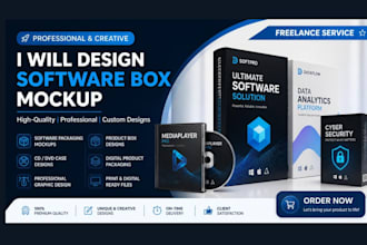 design software box mockup 3d music cover dvd cd hoodie album digital product