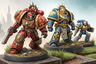 paint your 40k, aos, and other warhammer related miniatures