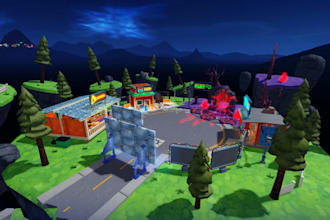 build fortnite uefn map, unreal engine game level  design, lobby, hub,spawn area