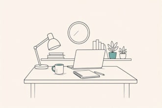 create anything using vector line art illustration outline