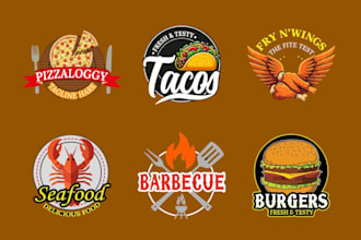 design restaurant, cafe, food, catering, bar pastry bakery logo