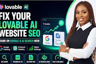 fix lovable ai website bolt new supabase base44 website seo ai search indexing