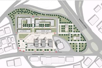 draw accurate site plan, plot plan, and property map in autocad
