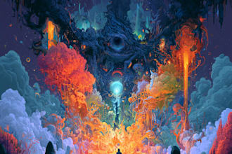 design an fantasy illustration