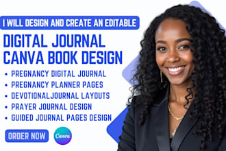 design pregnancy digital journal canva design prayer book canva journal design