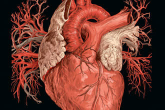 draw professional anatomy vector illustrations