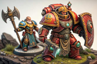 paint your warhammer 40k, sigmar and dnd miniatures
