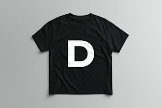 custom typography t shirt design