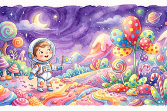 children story book illustration children picture book art