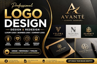 design and redesign a logo luxury and business lo go design company l ogo design