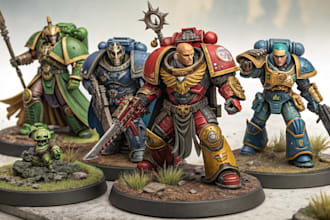 paint your warhammer 40k and fantasy miniatures