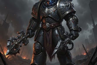 draw warhammer 40k characters