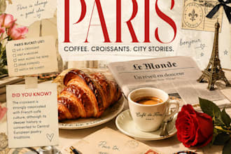 design a modern magazine cover