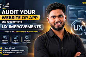 audit your website or app and recommend UX improvements