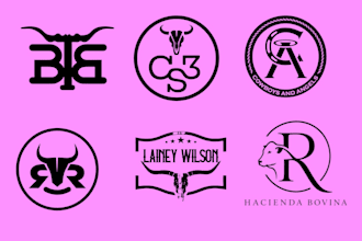 design vintage ranch, farm, western and cattle brand logo