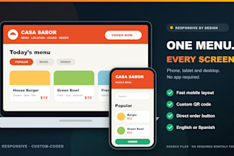 build a fast mobile qr code menu for your restaurant