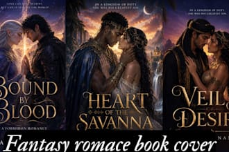 fantasy romance book cover illustration book cover design fantasy book cover art