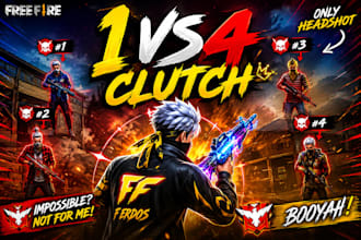 design professional gaming thumbnails