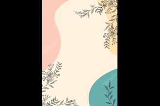 design a creative notebook cover and front page
