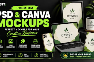 create professional custom product mockups for your business