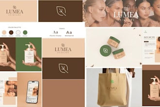 design a complete canva brand kit with social media and instagram templates