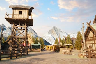 design immersive 3d game levels and worlds for your video game