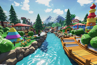create a professional roblox map or city game map in roblox studio
