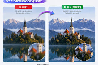upscale your ai image to 300dpi print ready upscaled image