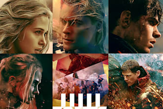 make a action movie poster designs