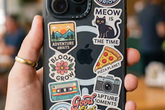 design moble phone sticker