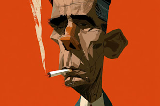 draw political caricature and cartoon