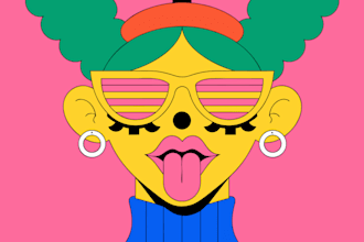 do vector portrait or cartoon portrait