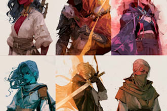dnd character art and dnd character art