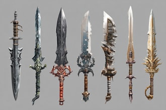design your awesome weapon concept art