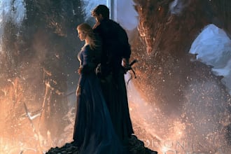 design a professional fantasy book or kindle ebook cover