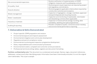 prepare and review environmental reports and documents